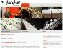 Tablet Screenshot of jangrootmuziek.nl